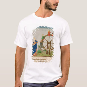 Camiseta Boethius con la rueda de la fortuna