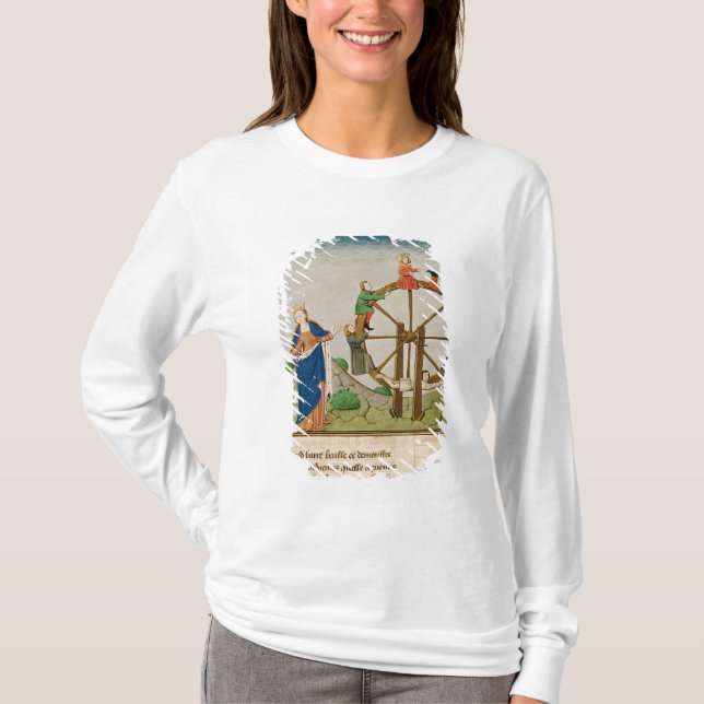 Camiseta Boethius con la rueda de la fortuna (Anverso)