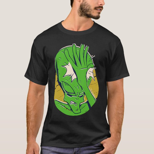 Camiseta bofetada Alienígenas del espacio (Anverso)