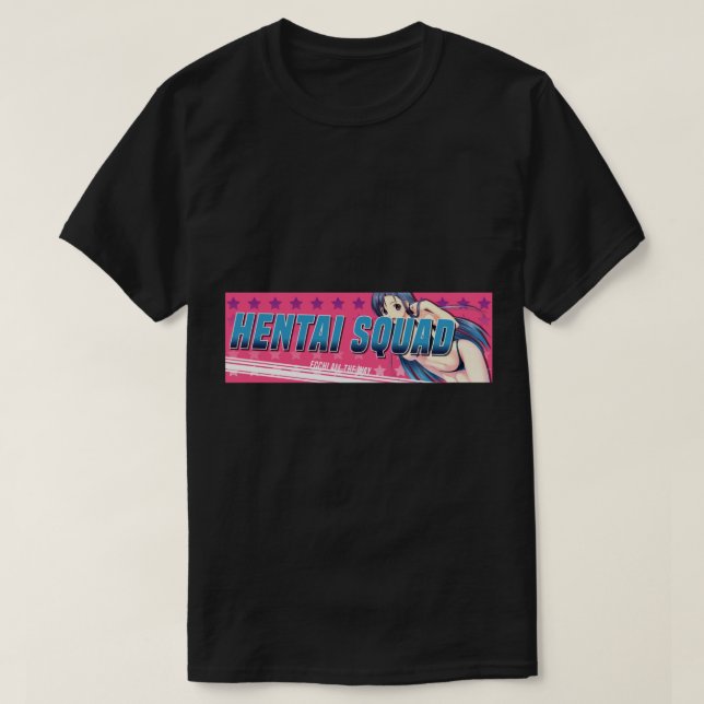 Camiseta Bofetada de coche - Chica Anime - Pegatina Hentai  (Diseño del anverso)