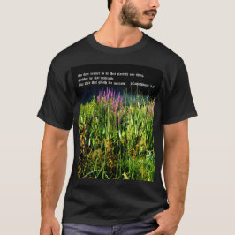Camiseta Bog Garden con 1 Corinthians 3:7