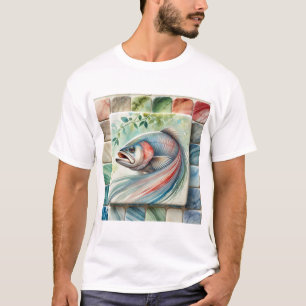 Camiseta Boga Fish Harmony 041124AREF139 - Watercolor