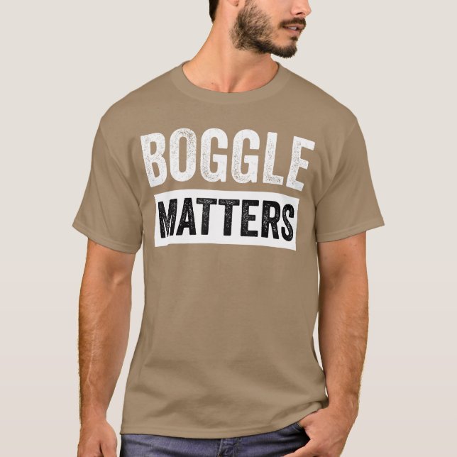 Camiseta Boggle Matters Board Game Player Andabletop Game g (Anverso)
