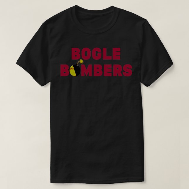 Camiseta Bogle Bombers rojo Arkansas Softball (Diseño del anverso)