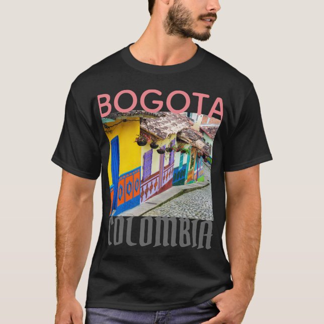Camiseta Bogotá Colombia en donde está (Anverso)