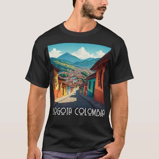 Camiseta Bogotá Colombia La Candelaria (Anverso)