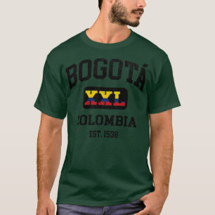 Camiseta Bogota Colombia XXL Diseño atlético