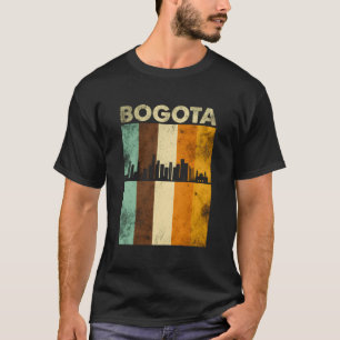 Camiseta Bogota Skyline Colombia Sudamérica Fa