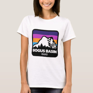 Camiseta Bogus Sin Idaho Esquí Montañas Snowboard Fami