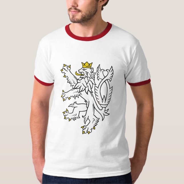 Camiseta bohemia checa del león (Anverso)