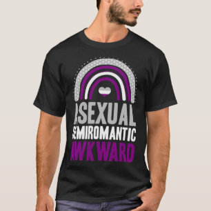 Camiseta Bohemia del Orgullo Asexual Despiadoso Asexual Dem