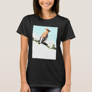 Camiseta Bohemia Waxwing Bird Birder Bird Birdwatcher Biol