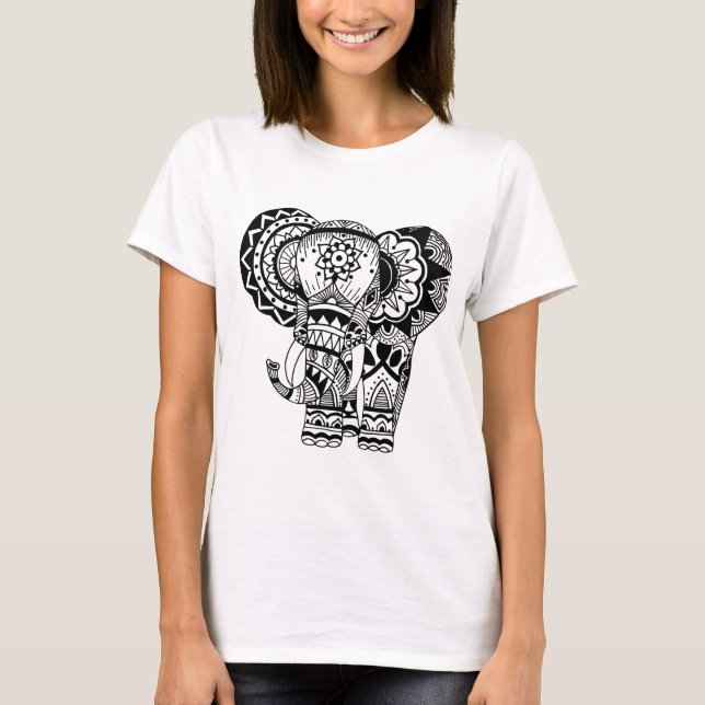 Camiseta Bohemian Elephant Tank (Anverso)