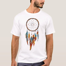 Camiseta Bohemian Feather Dreamcatcher T-Shirt