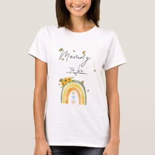 Camiseta Boho Arcoíris Con Girasoles Futurama 