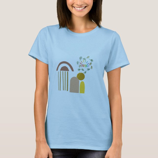 Camiseta "Boho Art Vibes" - Diseño de espíritu lib (Anverso)