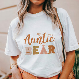 Camiseta Boho Auntie Bear