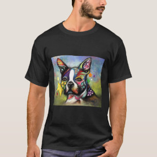 Camiseta Boho Boston Terrier Fop