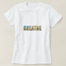 Camiseta Boho Breathe Mindful Womens T Shirt