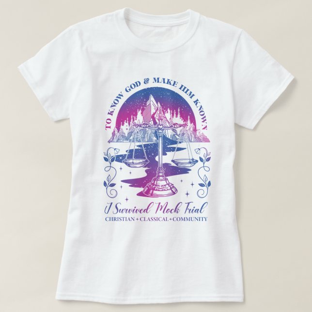 Camiseta Boho CC Tutor para conocer a Dios y hacerlo conoci (Diseño del anverso)