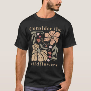 Camiseta Boho Christian Considera El Flo De Verano De Los F
