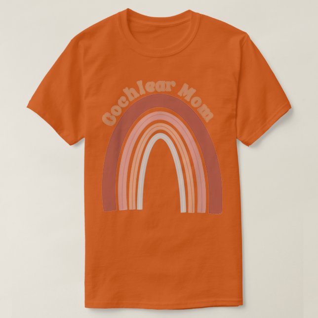 Camiseta Boho Cochlear Mom Cute Deaf Pride (Diseño del anverso)