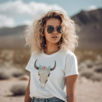 Boho Cow Skull