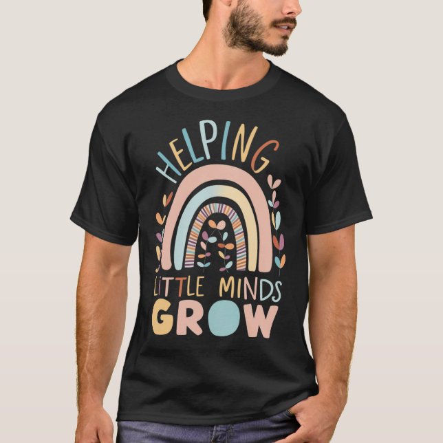 Camiseta Boho de regreso a la escuela ayuda a los pequeños  (Anverso)