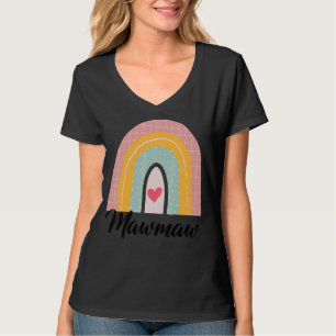 Camiseta Boho Día de la Madre del Arcoiris Mawmaw Mamá Abue