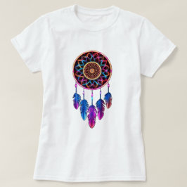 Camiseta Boho espiritual art dreamcatcher .