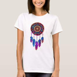 Camiseta Boho espiritual art dreamcatcher .