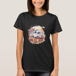 Camiseta Boho Floral Camper Life RV Camping Motorhome 2