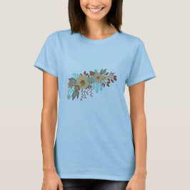 Camiseta Boho Floral Femenino