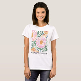 Camiseta Boho Flores Sin Lluvia Sin Cita De Flores