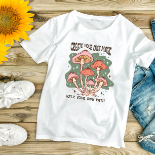 Camiseta Boho Hongos Inspirational Motivacional