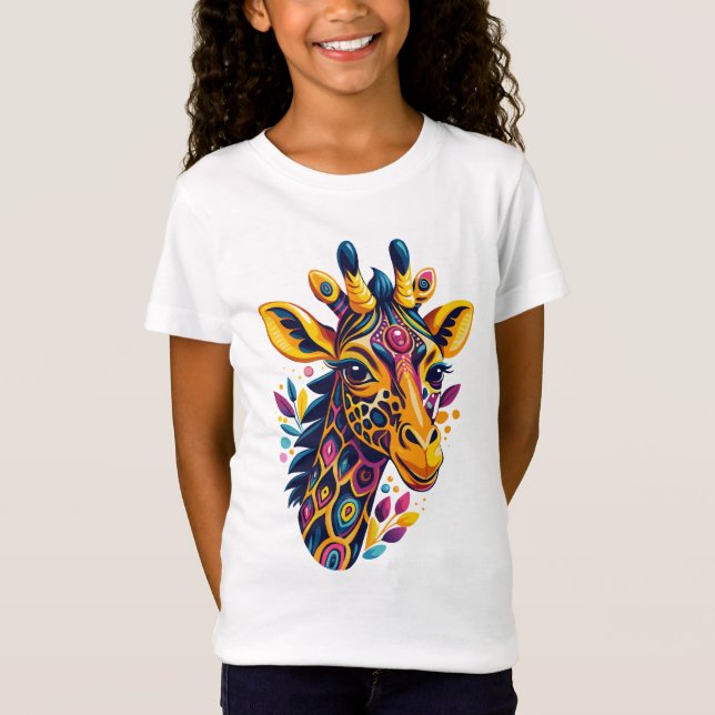 Camiseta Boho Jungle Giraffe (Anverso)