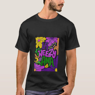 Camiseta Boho LA WEEZY ANA Mardi Gras coquette bow L