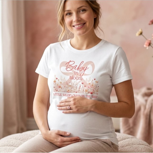 Camiseta Boho Little Wildflower Baby in Bloom Mother (Subido por el creador)