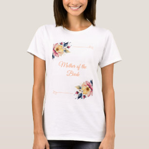 Camiseta Boho Peachy Floral