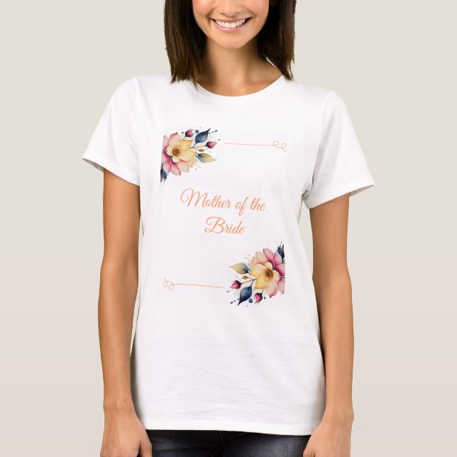 Camiseta Boho Peachy Floral (Anverso)
