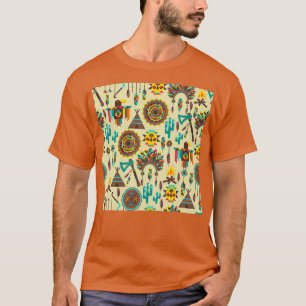 Camiseta Boho Pow estilo nativo americano