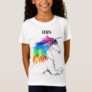 Camiseta Boho Rainbow Cute Chicas Unicorn Niños