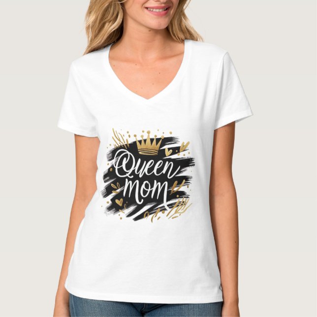 Camiseta Boho Rainbow Mama – Warm Earthy Tones Design (Anverso)