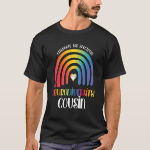 Camiseta Boho Rainbow Orgulloso Primo Neurodiversidad Mamáe