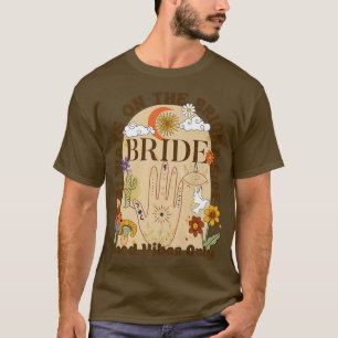 Camiseta Boho Retro Celestial Despedida de Soltera Novia Da