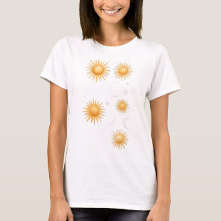 Camiseta Boho Sun Regalo para Mujeres Verano