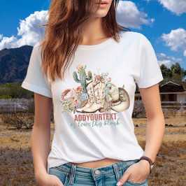 Camiseta Boho vaquero del desierto vaquero botas vaquero go