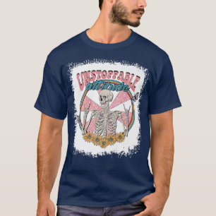 Camiseta Boho Vintage Actitud Imparable Mujeres Sarcásticas