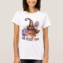 Camiseta Boho Witchy Vibes Halloween 