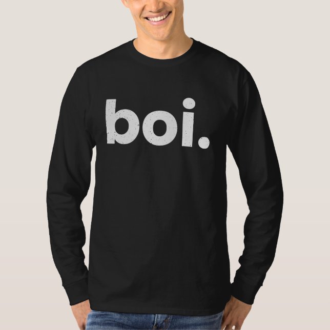 Camiseta BOI Boise Idaho Airport Code List BOI (Anverso)